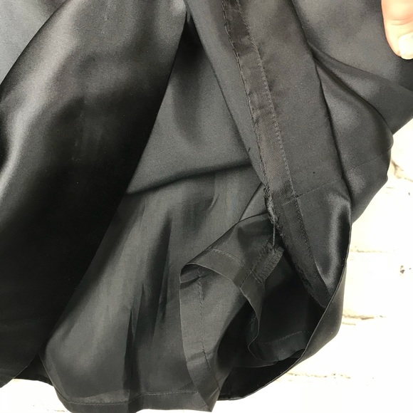 J. Crew Silk Black Strapless Mini Dress LBD - Picture 5 of 6